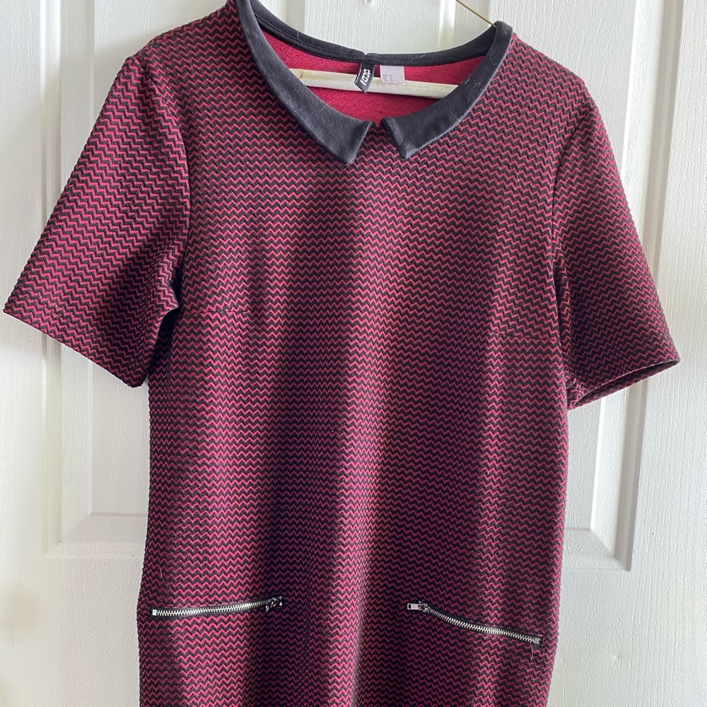 Chevron print dress
